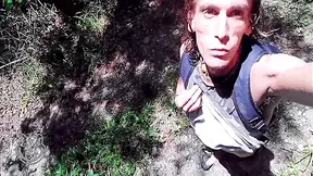 Skinny Sexy Guy Walks Jerking His Dick To An Orgasm That This Guy Enjoys In Public