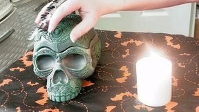 Devil Woman Chewing Eyes Balls