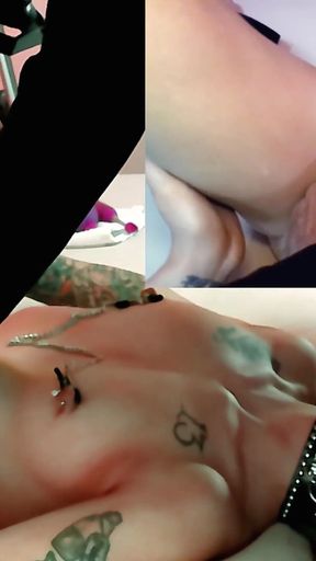 Lolida Lust - Cute BDSM - Hooked- Waxed Fucked POV - Nipples Clipped - Fuck Machine