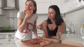 2 huge bellies after overeating 2