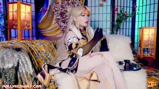 Ning Guang.Restoring the Jade Palace.4k - MollyRedWolf