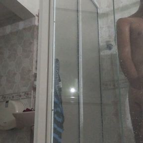 sucking, teasing and seducing in the bathroom with my bbc