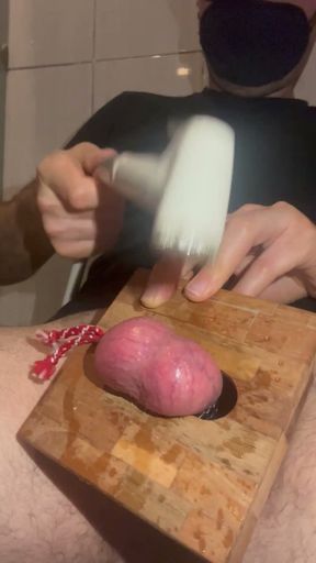 New Method for Ballplapping Ballbusting   Clip 3
