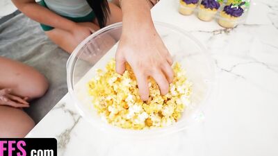 Best Friend Forever Girl Night Extravaganza Filled With Snacks, Spooky Flicks, And Lots Of Tits