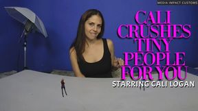 Cali Crushes Tiny People for You 180VR 3D 4K