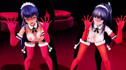 Kotoenoki and Mio Natsu's Naughty Christmas