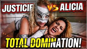 Justiciera vs Alicia ? INTENSE PRO STYLE | Low Blows, Kicks and Total Domination