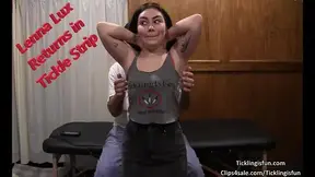 Lenna's Tickle Strip Challenge: Can She Keep Her Clothes On