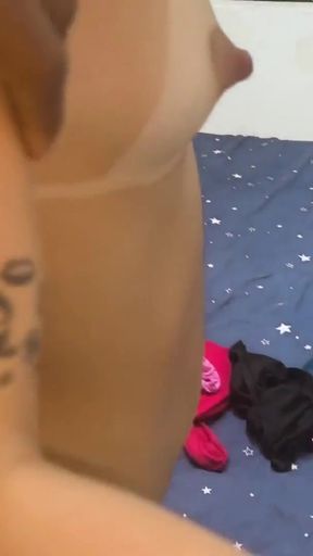 Brother-in-law comes to fuck my hot pussy in the wee hours of the morning when I'm alone in my house   Clip 1