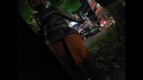Touching ass in public