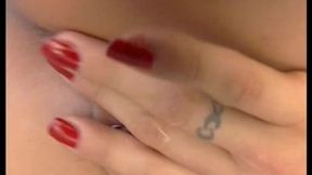 exotic beauty ginger jones uses her fingers and anal beads for her orgasm