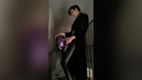 Public strap-on with XXL Dildo - [FHD MOV] | Lady Perse