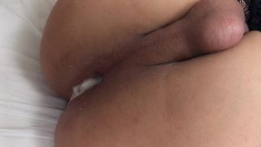 trans blonde dany de castro cums while taking dick dt102