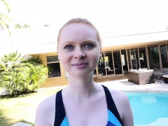 CFNMTEEN - Pale Ginger Teen Fucked By Swimming Coach