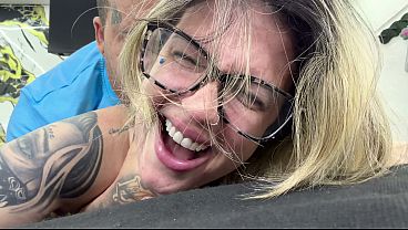 Virgin nerd gets plowed by a big cock