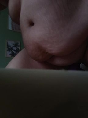 Alone at home, I keep busy, I get high with my big dildo