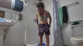 Fayths 1st Pay Per Minute Shower & Shave Experience In CO -WMV