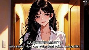 in front of my elder brother s prese, my sister-in-law actually did such a thing to me.this is just too exciting.episode 2 ai-generated