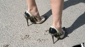 Maria's Muddy Jimmy Choo Tri Nappa High Heels Walk 1 (1920x1080)