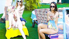 Beach House bums - Lilo Mai, Melody Marks, Alice Pink