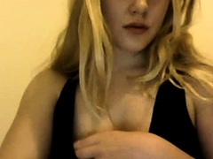 Hot Blond svenska Spelar Pussy