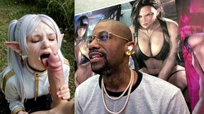 delicate ass petite frieren gets a hard facial, ai generated