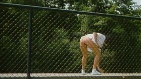 Marilyn Jess Gets Horny Watching the Girls Play Tennis