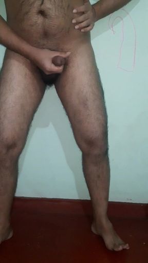 A Man Play with Cock