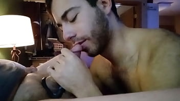 Columbian dude sucking my cock