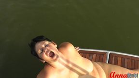 Boat Special: Pissing and masturbating from bathing deck