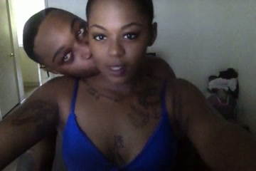 Amateur black couple is fond of steamy doggy style pounding on bed