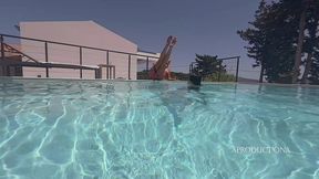 underwater anal with her toyboy
