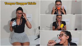 Tongue Trapper Trials: 3 Gags 1 Mouth