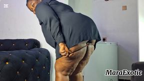 Quick Standing Blowjob and Doggy Fuck Before We Head Out - Mara Exotic