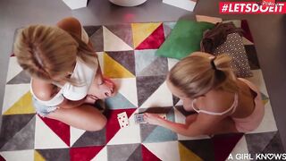 AGirlKnows - Christina Shine Gigantic Boobs Hungarian Intense Lesbian Sex with her