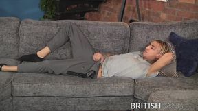 Hunk Jake Ryder wanks himself off while caressing and fondling his body and nipples