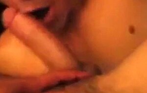 Roommate Sucks Big Cock - Amateur Blowjob Caught on Tape