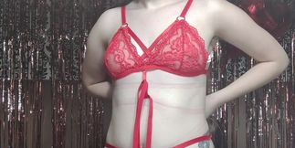 After Decorating I Got Horny and Ended up Doing a Striptease and Masturbating