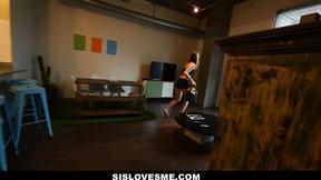 ”Hot sister ravaged by stepbrother for webcam show”