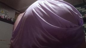 Chub bottom rides dildo
