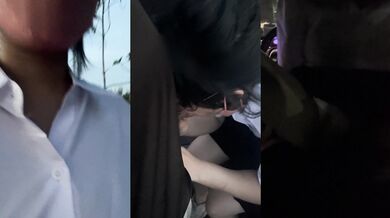 Outdoor Solo Squirt with a Thai Stranger at Public Park