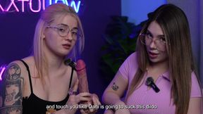 XXXfollow #1 Emma Fiore & Dani Ortiz- JOI, sloppy blowjob, besos calientes y grandes tetas- Podcast