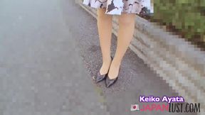 Amateur Japan MILF pleasured with toys before sex and creampie