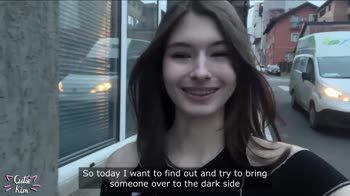 Cutie Kim's No Nut November Fail: Skinny Teen (18+) Seduces Stranger to Cumming Bliss