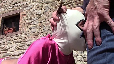 Outdoor MILF 3 Scenes: Blowjob, Bondage, and Creampie