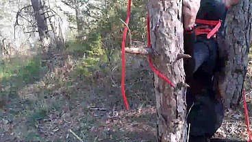 Outdoor MILF 3 Scenes: Blowjob, Bondage, and Creampie