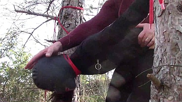 Outdoor MILF 3 Scenes: Blowjob, Bondage, and Creampie