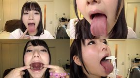 Ayane - Long Tongue and Mouth Showing - 1080p wmv