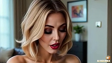 Hot Stepmom Gave Her Hot Pussy A Gift On Christmas Eve - Orgasm And Big Tits - Big Ass Anal - Virtual Sex [AI]