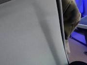 Risky PUBLIC NIKE CUMSHOT in a bus